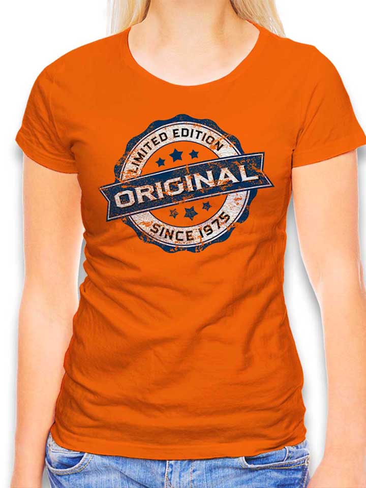 original-since-1975-damen-t-shirt orange 1