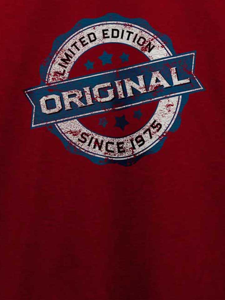original-since-1975-t-shirt bordeaux 4