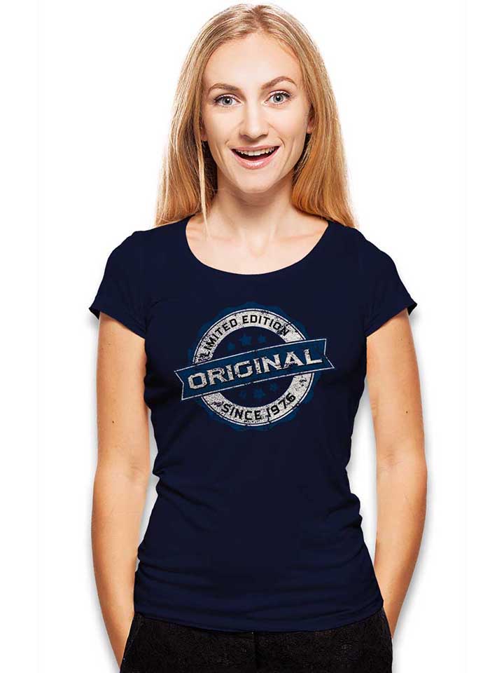original-since-1976-damen-t-shirt dunkelblau 2