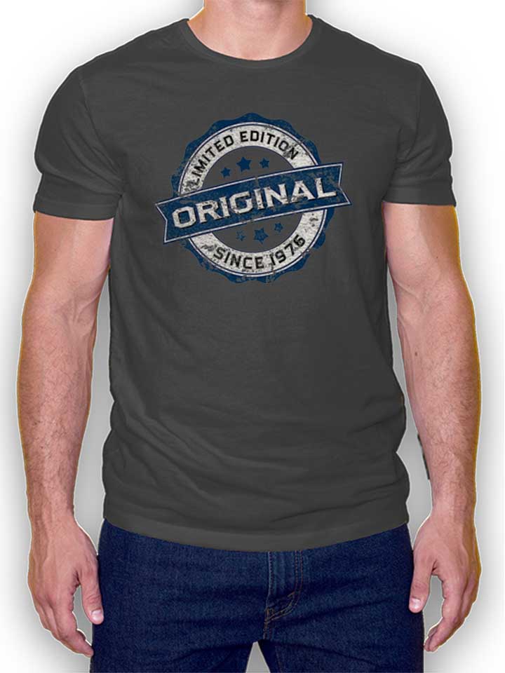 Original Since 1976 T-Shirt dunkelgrau L