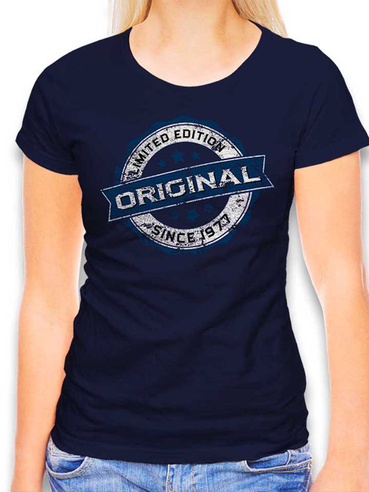 original-since-1977-damen-t-shirt dunkelblau 1