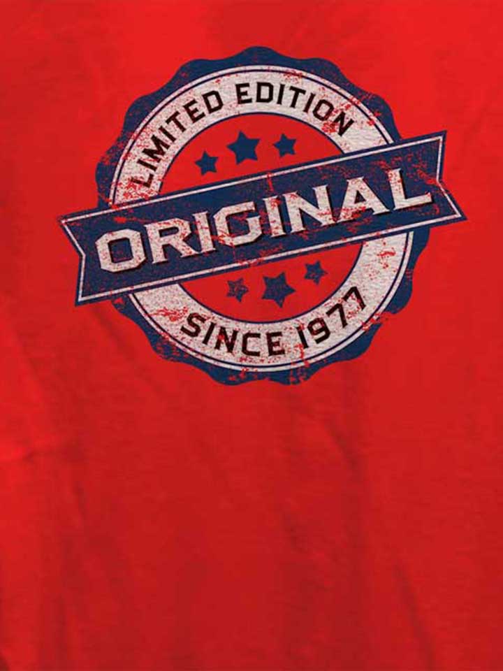 original-since-1977-damen-t-shirt rot 4