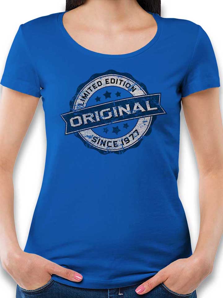 Original Since 1977 Womens T-Shirt royal-blue L