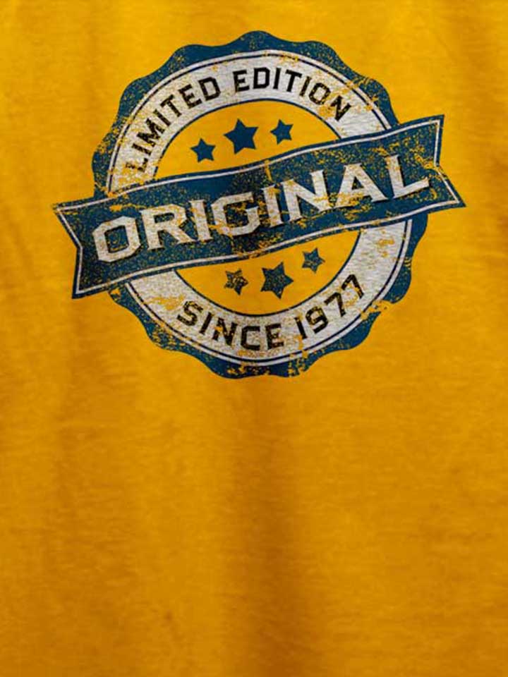 original-since-1977-t-shirt gelb 4