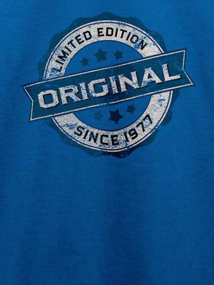 original-since-1977-t-shirt royal 4