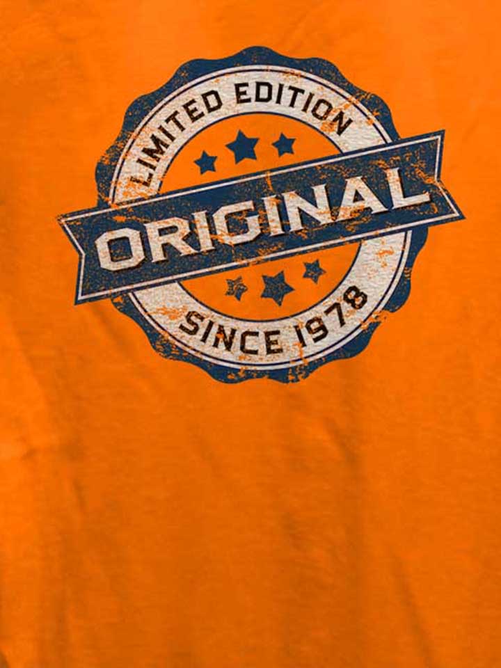 original-since-1978-damen-t-shirt orange 4