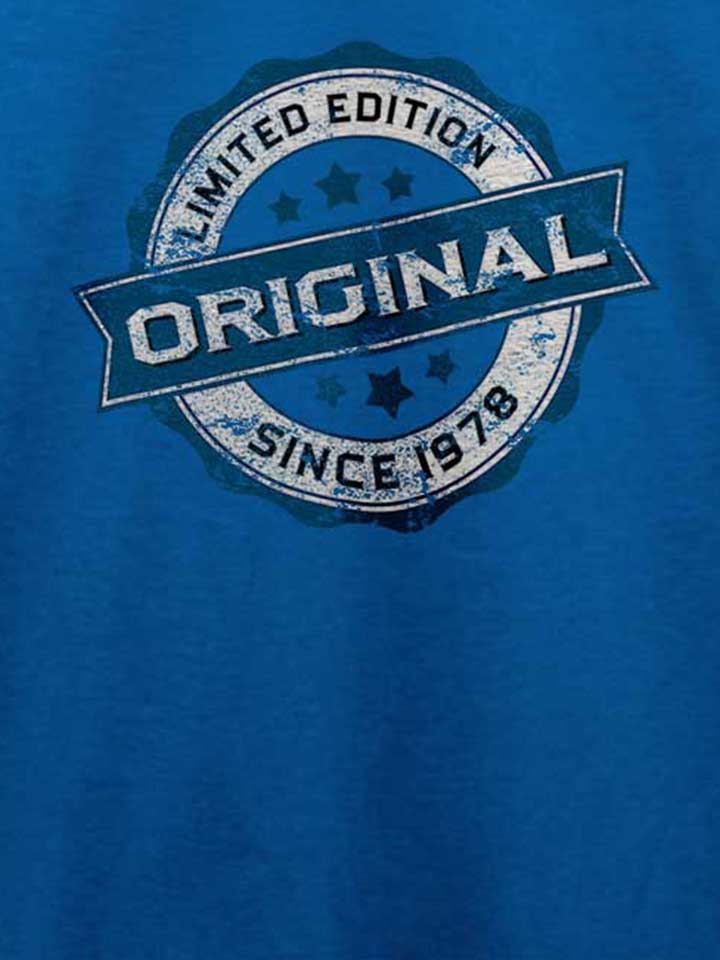 original-since-1978-t-shirt royal 4