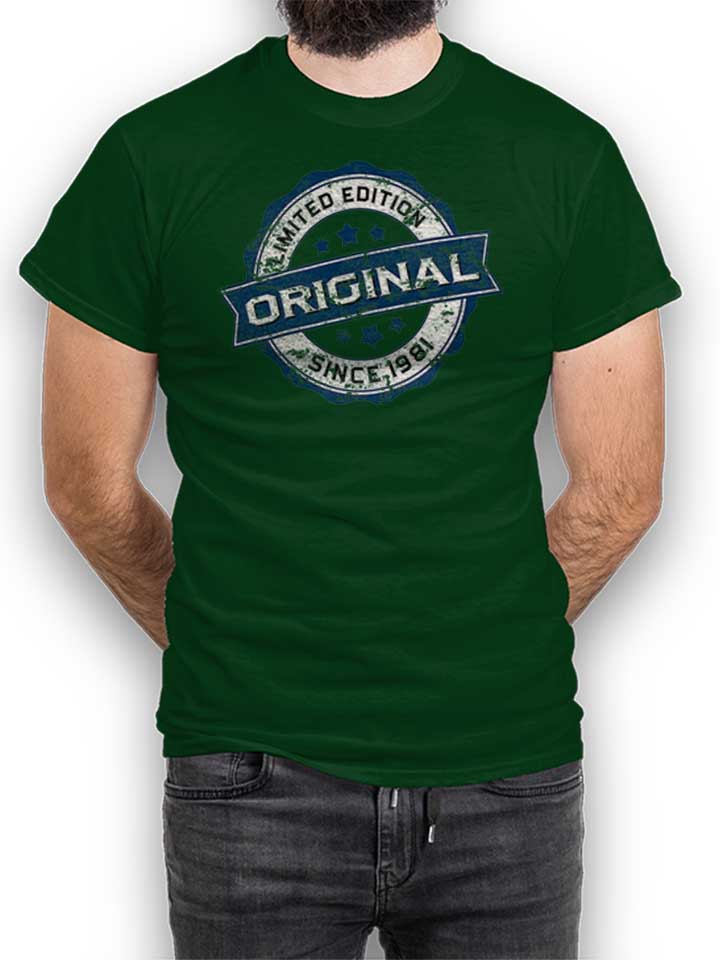 Original Since 1981 T-Shirt dark-green L