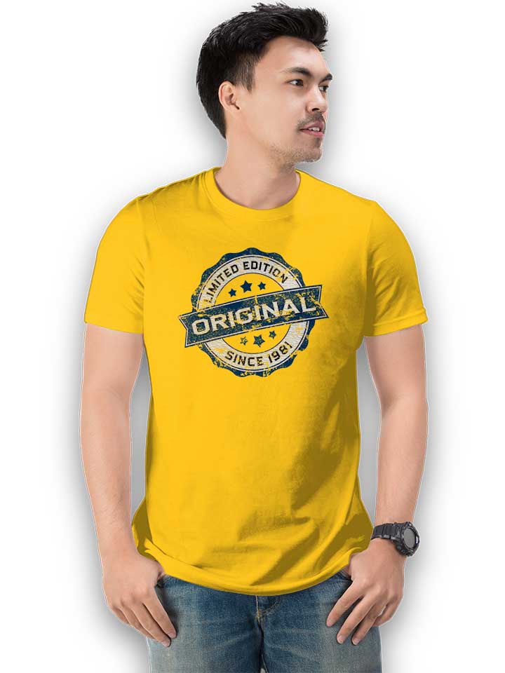 original-since-1981-t-shirt gelb 2