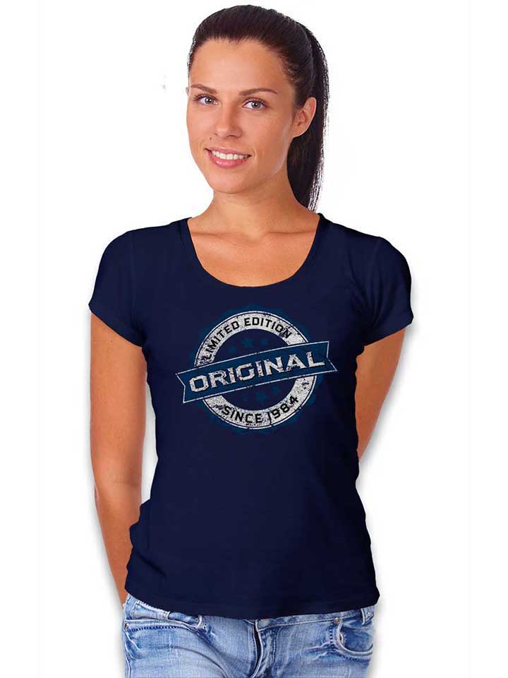 original-since-1984-damen-t-shirt dunkelblau 2