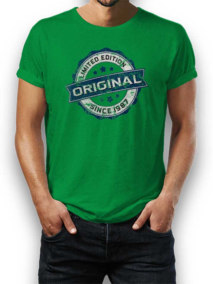 Original Since 1987 T-Shirt vert L