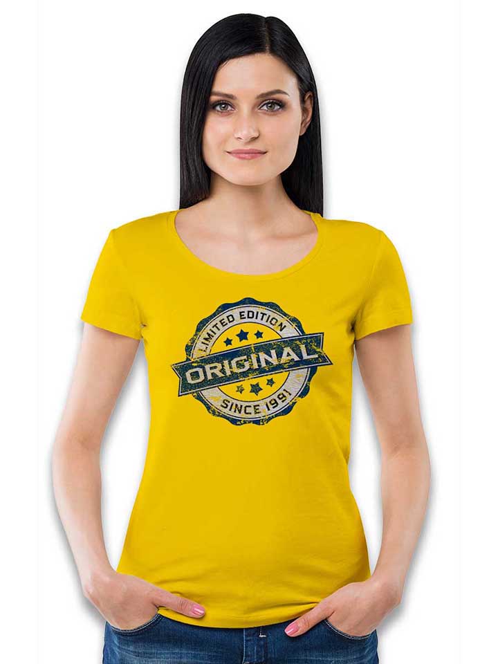 original-since-1991-damen-t-shirt gelb 2