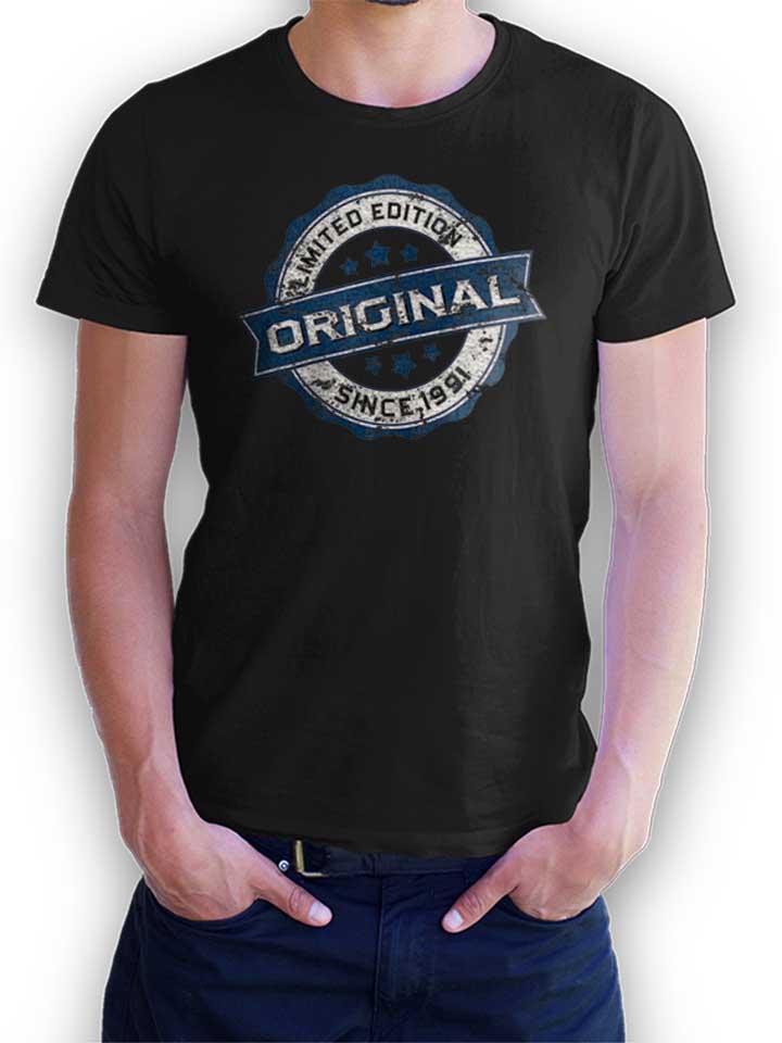 Original Since 1991 Kinder T-Shirt schwarz 110 / 116