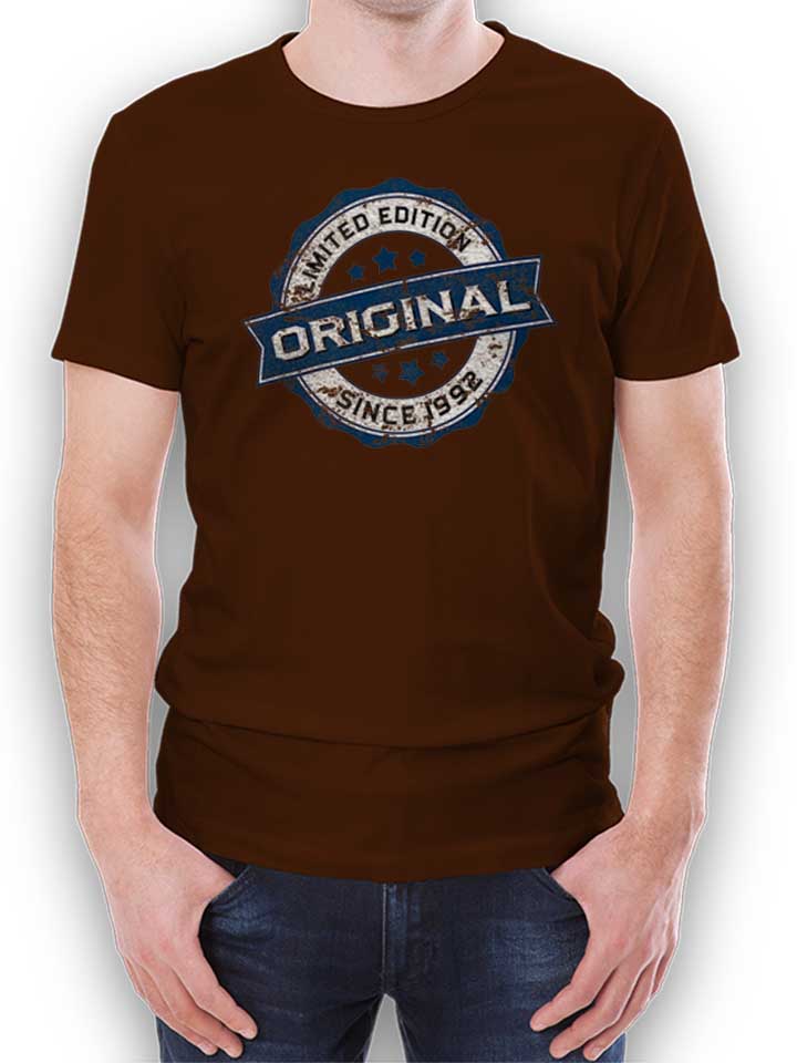 Original Since 1992 T-Shirt marron L