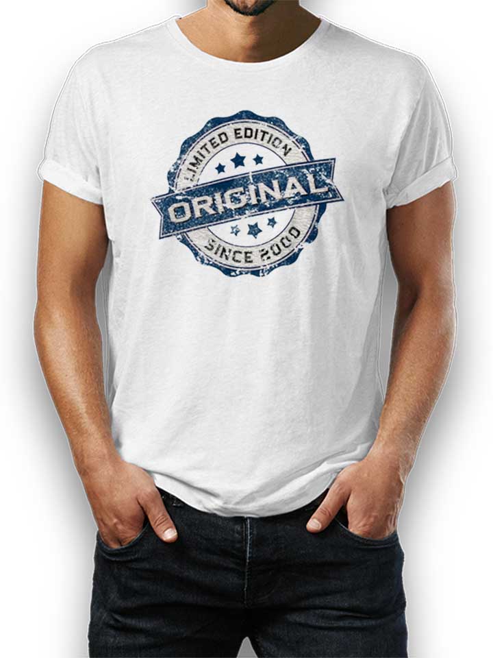 Original Since 2000 T-Shirt weiss L