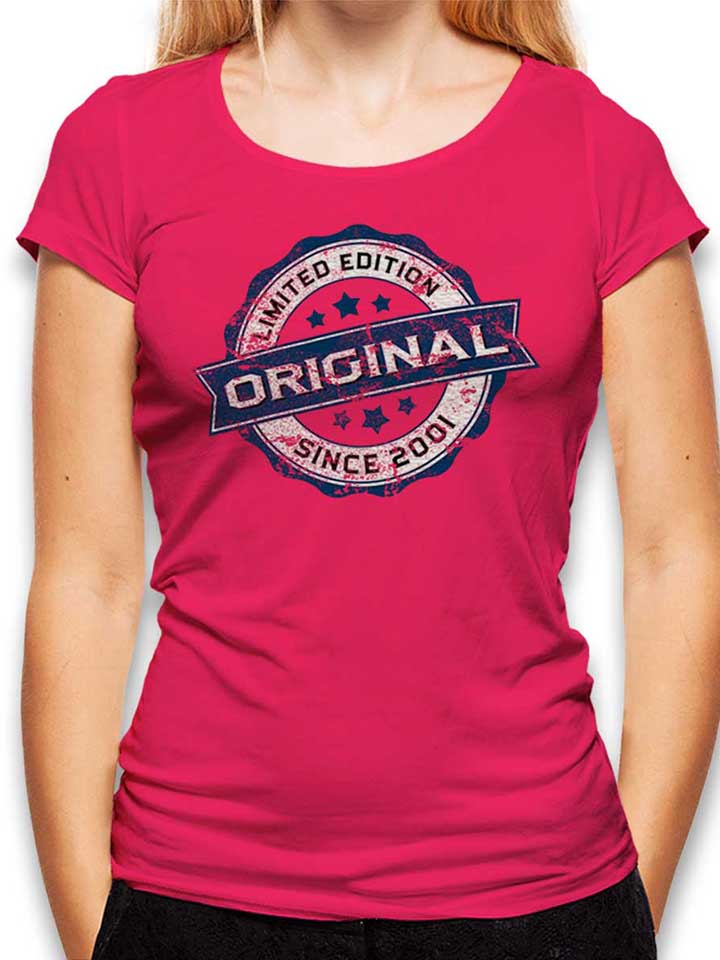 original-since-2001-damen-t-shirt fuchsia 1