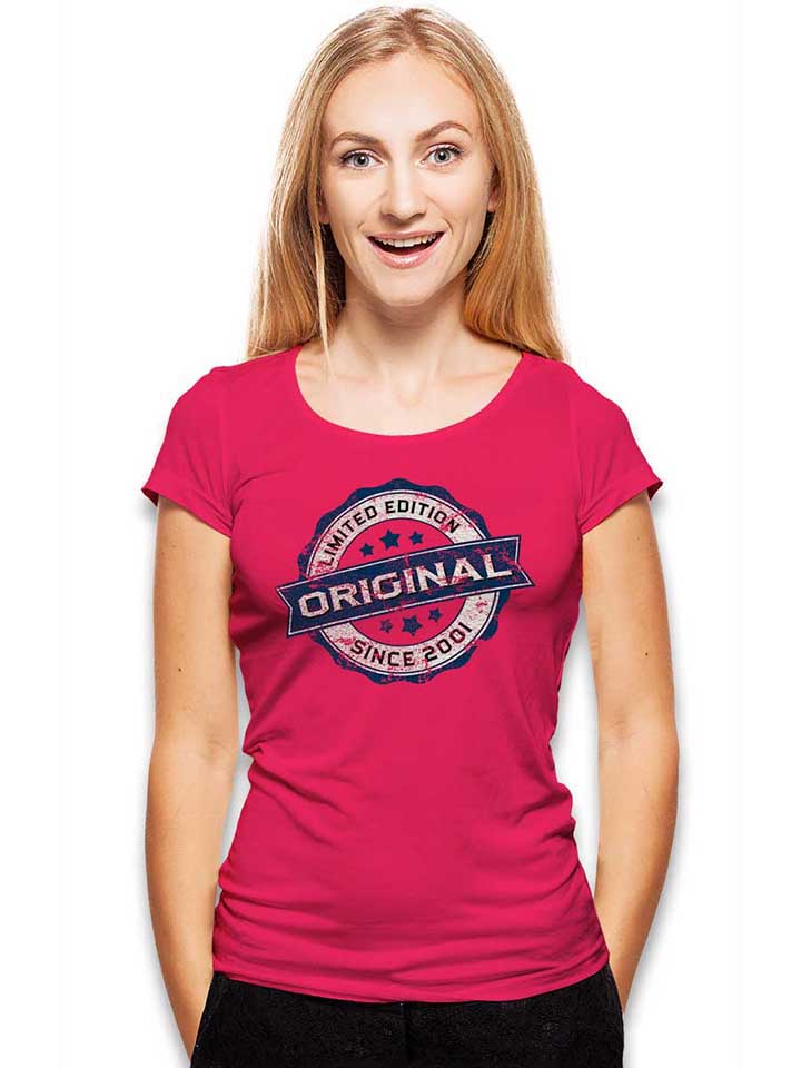 original-since-2001-damen-t-shirt fuchsia 2