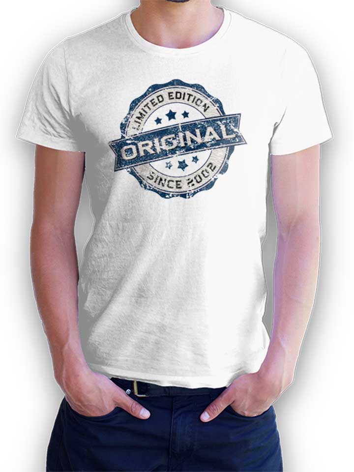Original Since 2002 T-Shirt bianco L