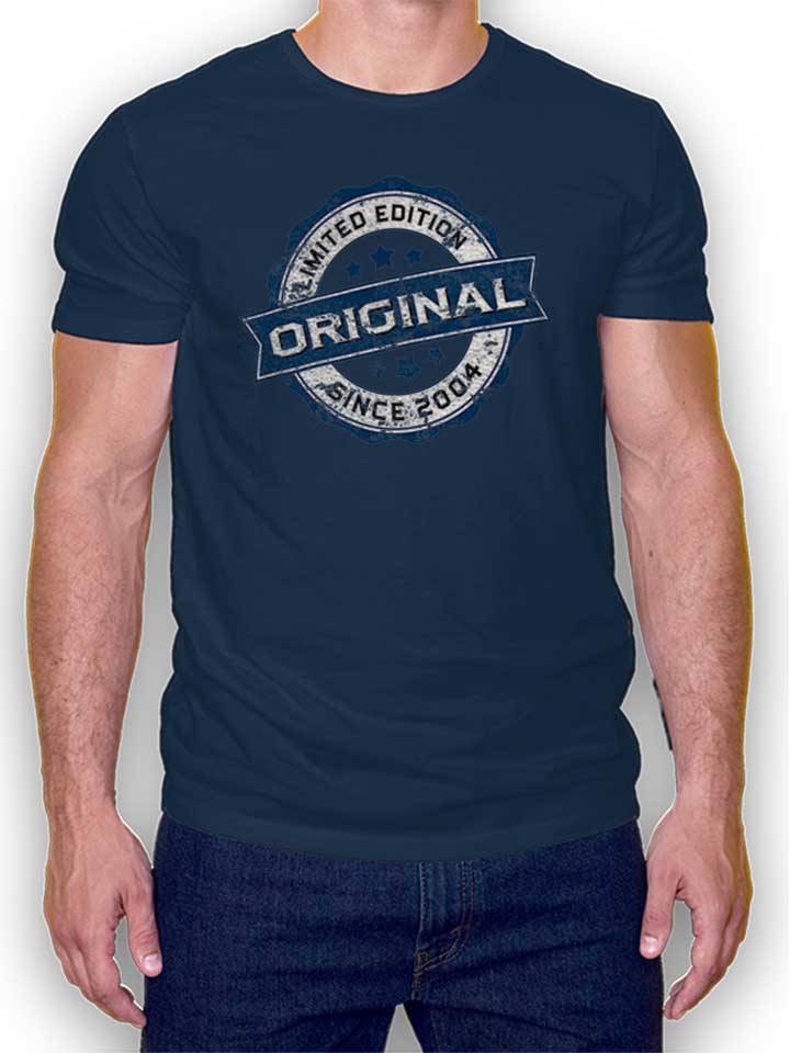 Original Since 2004 T-Shirt dunkelblau L