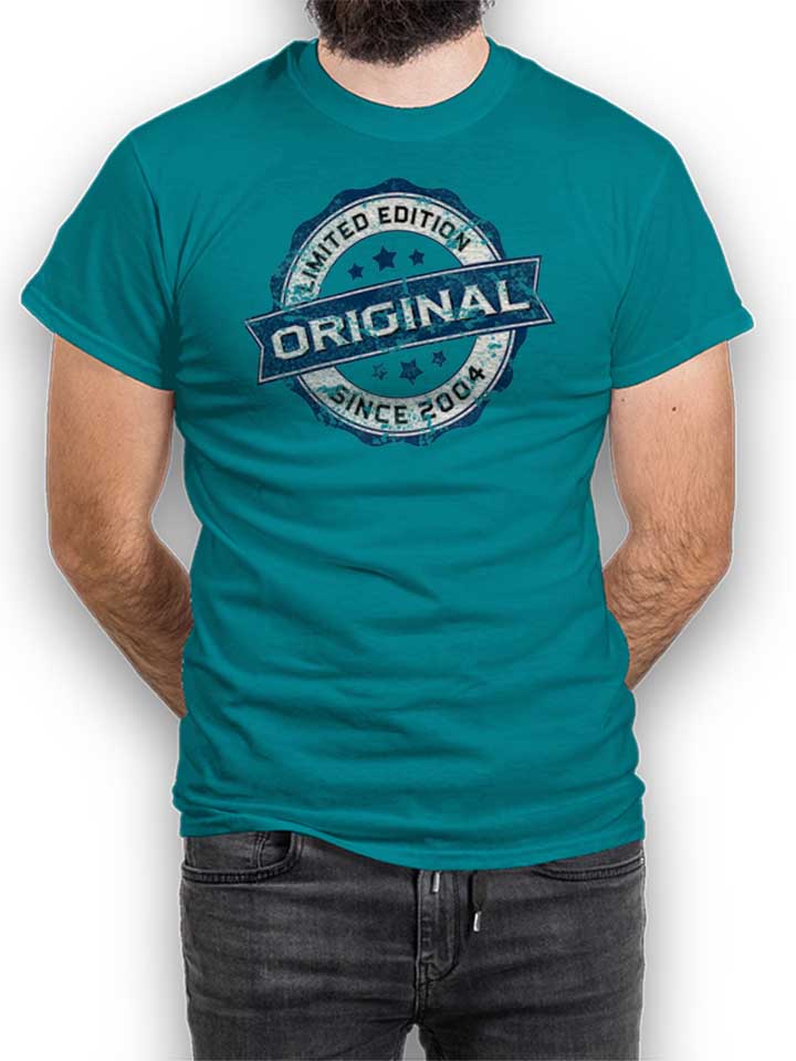 Original Since 2004 T-Shirt turquoise L