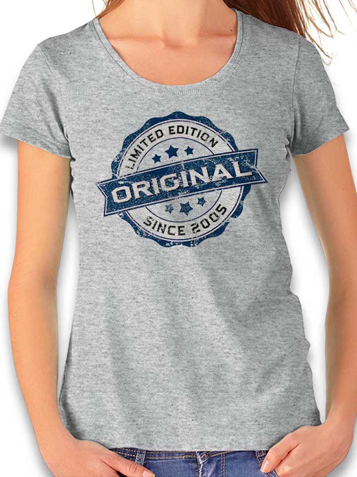 Original Since 2005 Damen T-Shirt grau-meliert L