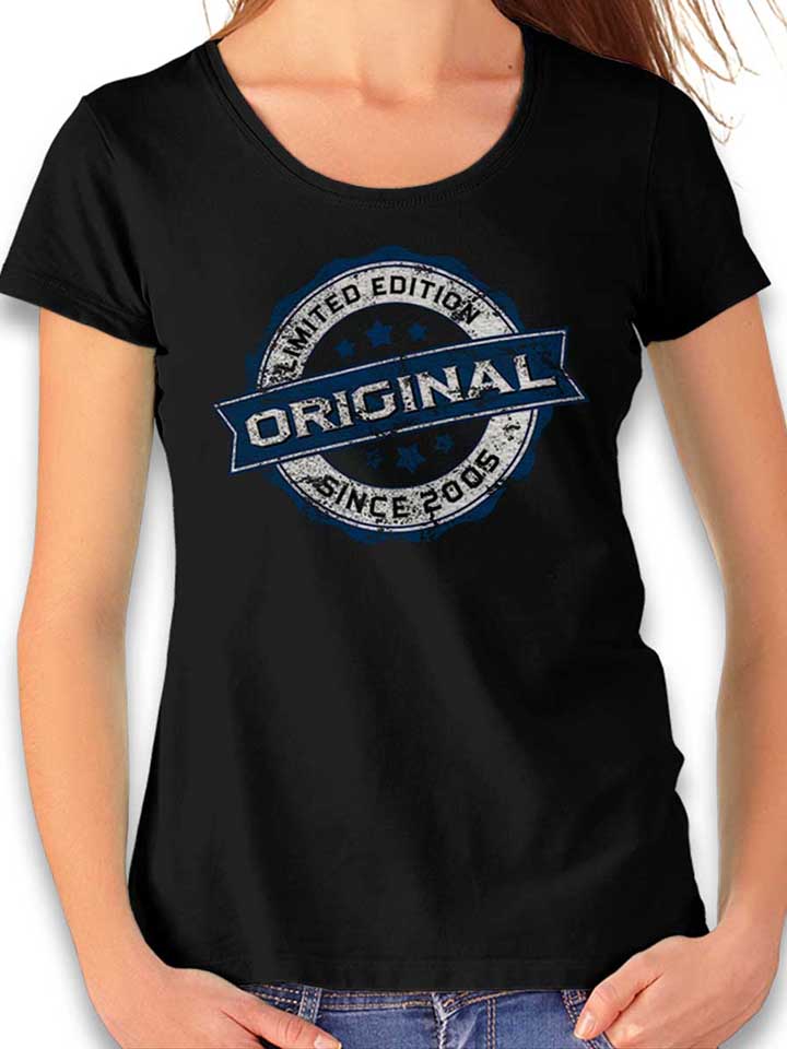 Original Since 2005 Damen T-Shirt schwarz L