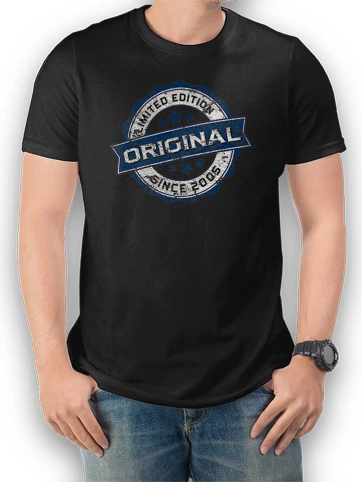 Original Since 2005 T-Shirt schwarz L