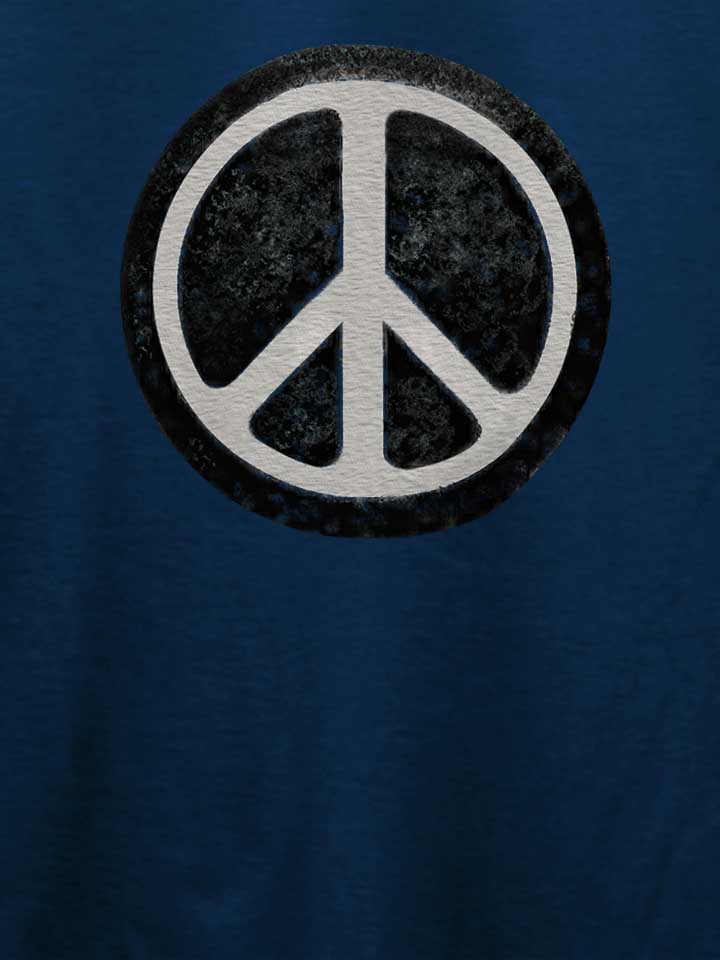 original-vintage-peace-sign-t-shirt dunkelblau 4
