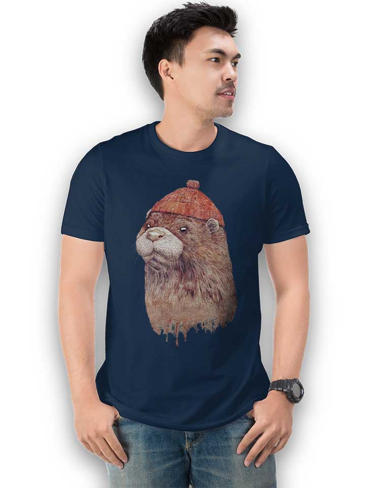 otter-02-t-shirt dunkelblau 2