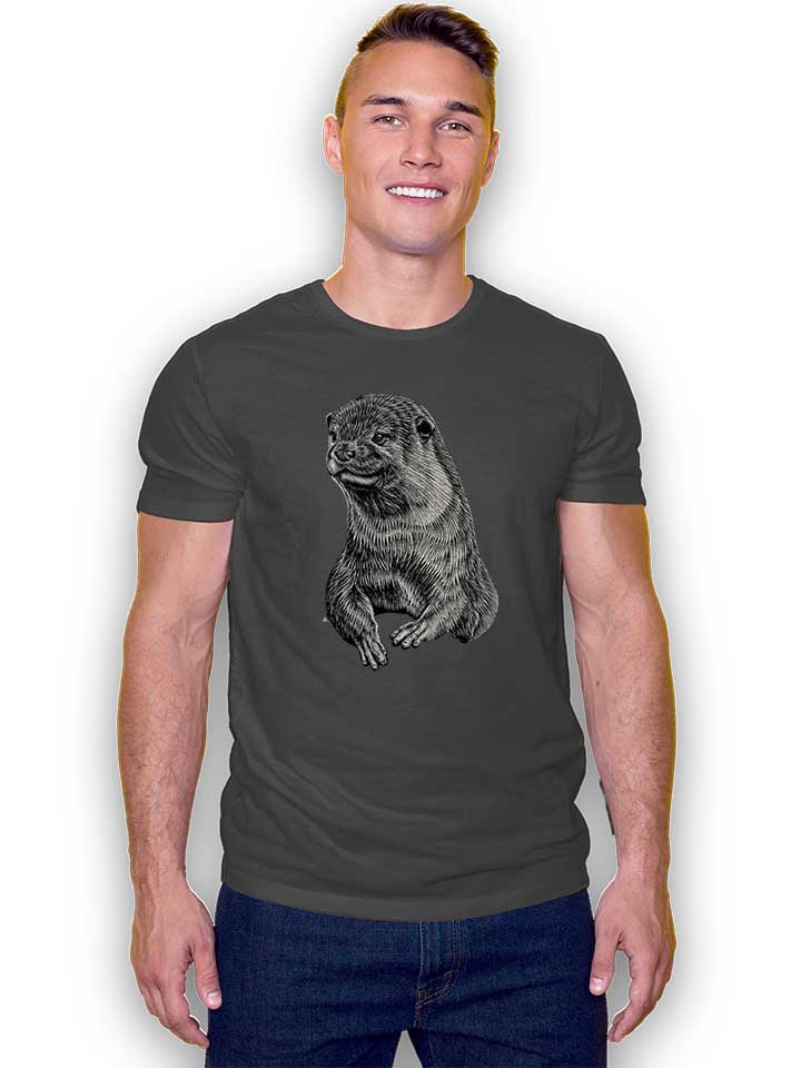 otter-ink-t-shirt dunkelgrau 2