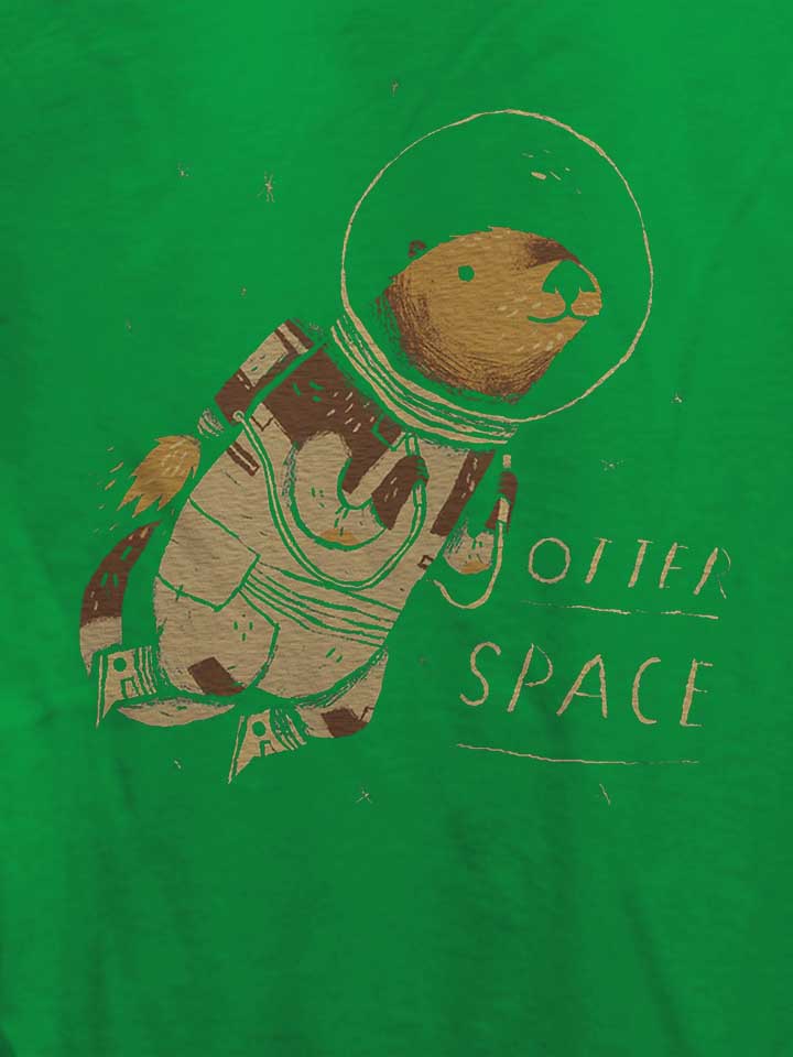 otter-space-astronaut-damen-t-shirt gruen 4