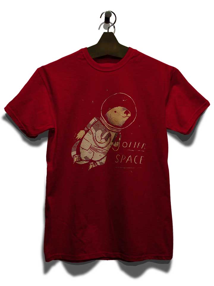 otter-space-astronaut-t-shirt bordeaux 3