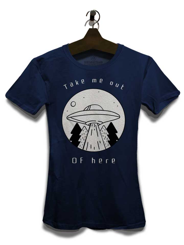 outer-space-damen-t-shirt dunkelblau 3