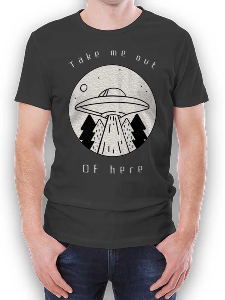 Outer Space T-Shirt dunkelgrau L