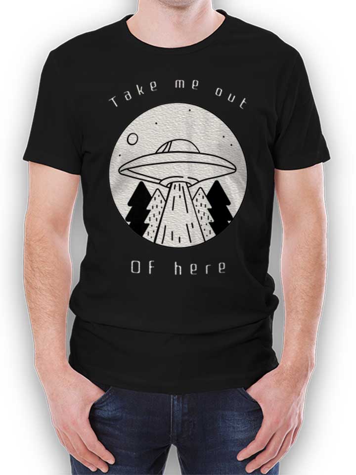 Outer Space T-Shirt schwarz L