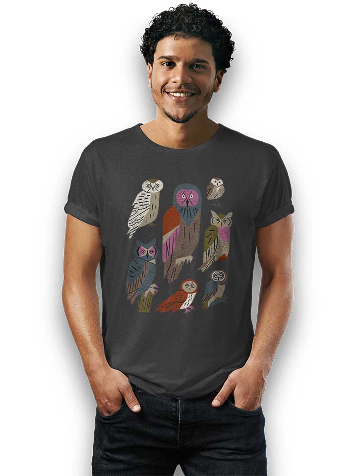 owl-friends-t-shirt dunkelgrau 2