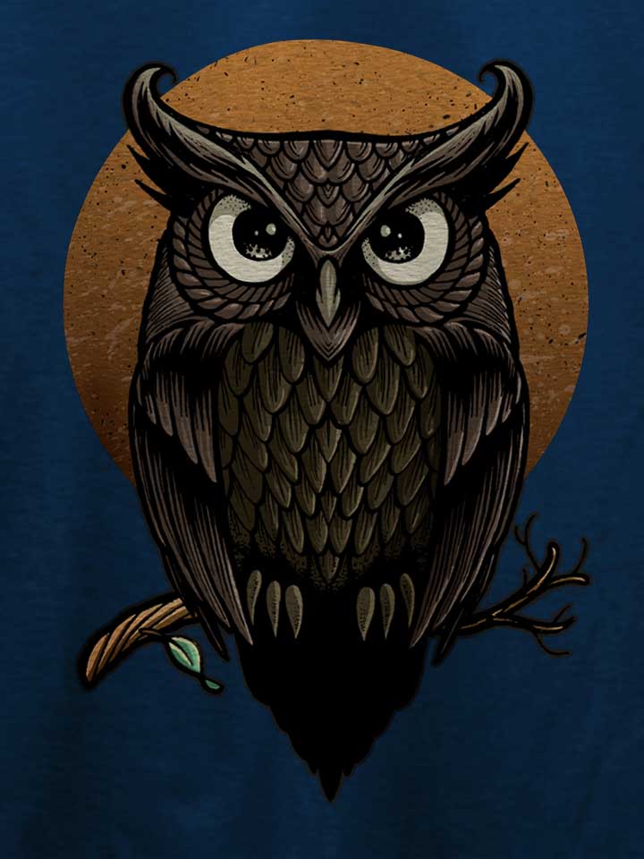 owl-fullmoon-t-shirt dunkelblau 4