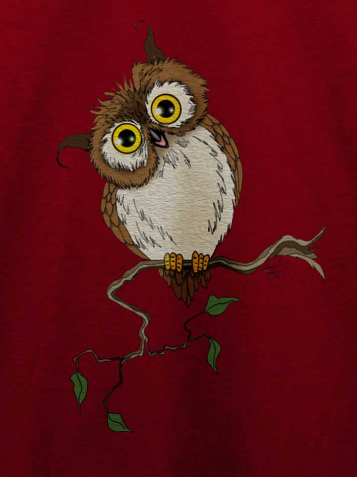 owl-on-tree-t-shirt bordeaux 4