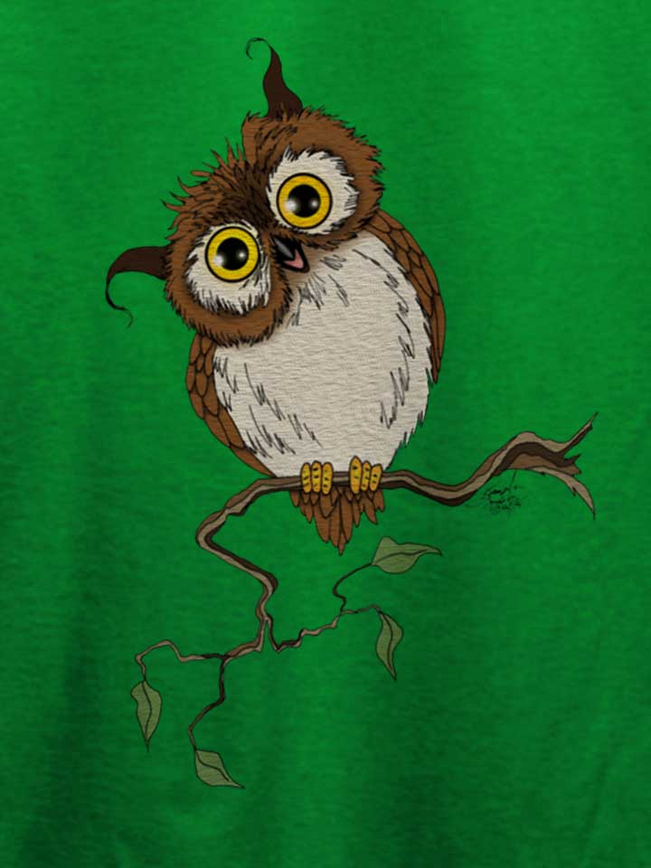 owl-on-tree-t-shirt gruen 4
