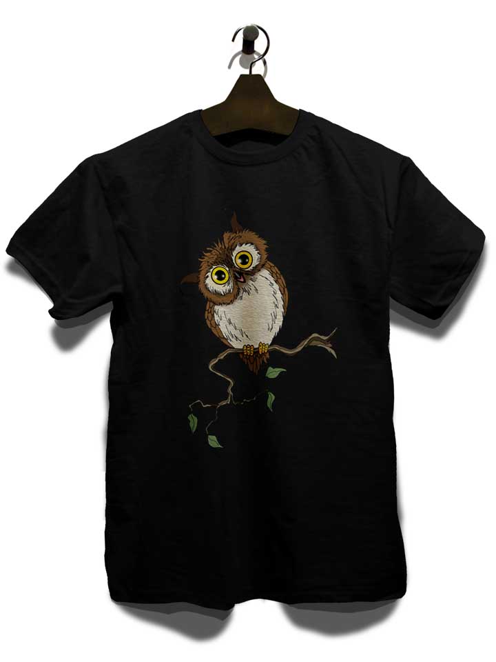 owl-on-tree-t-shirt schwarz 3