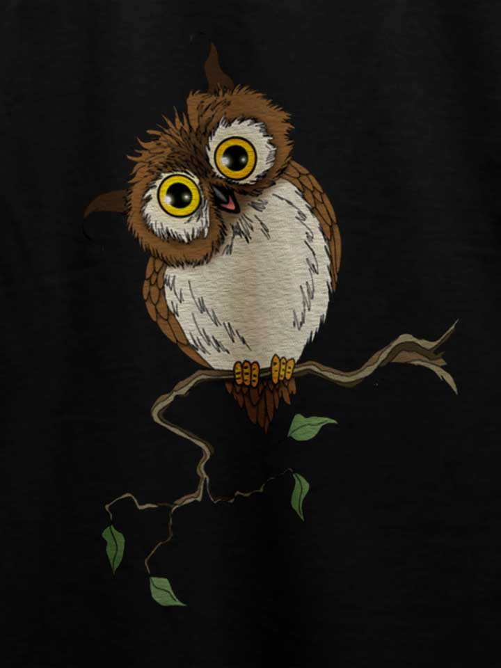 owl-on-tree-t-shirt schwarz 4