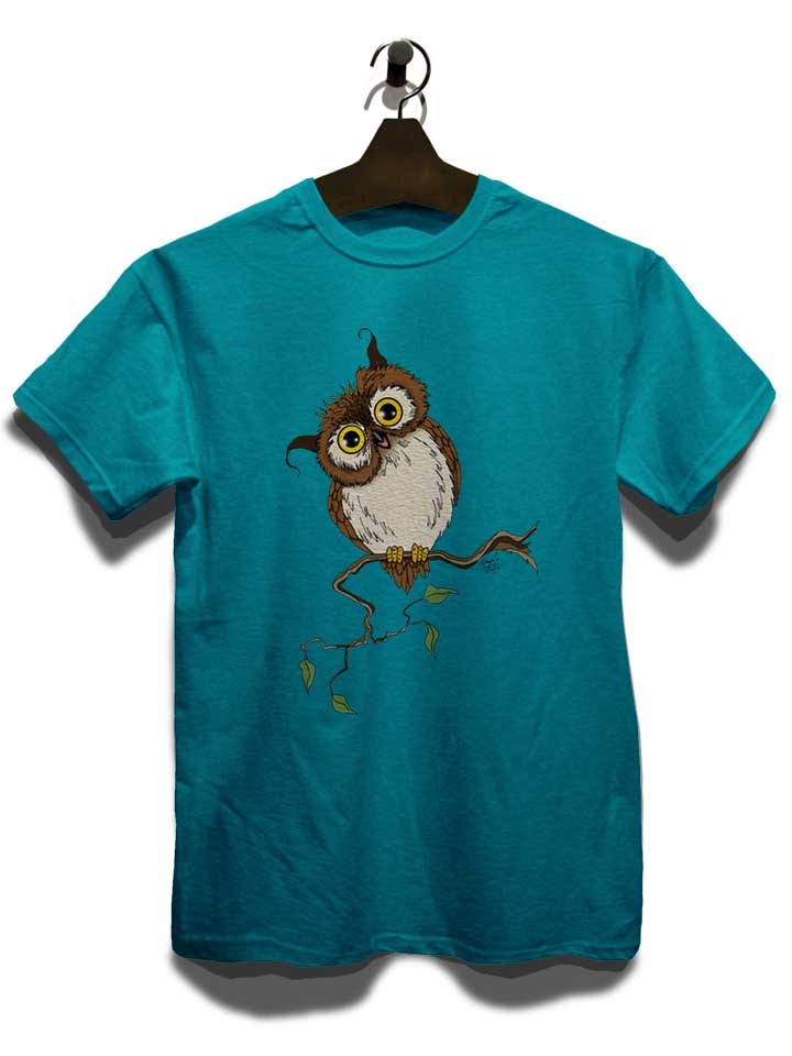 owl-on-tree-t-shirt tuerkis 3