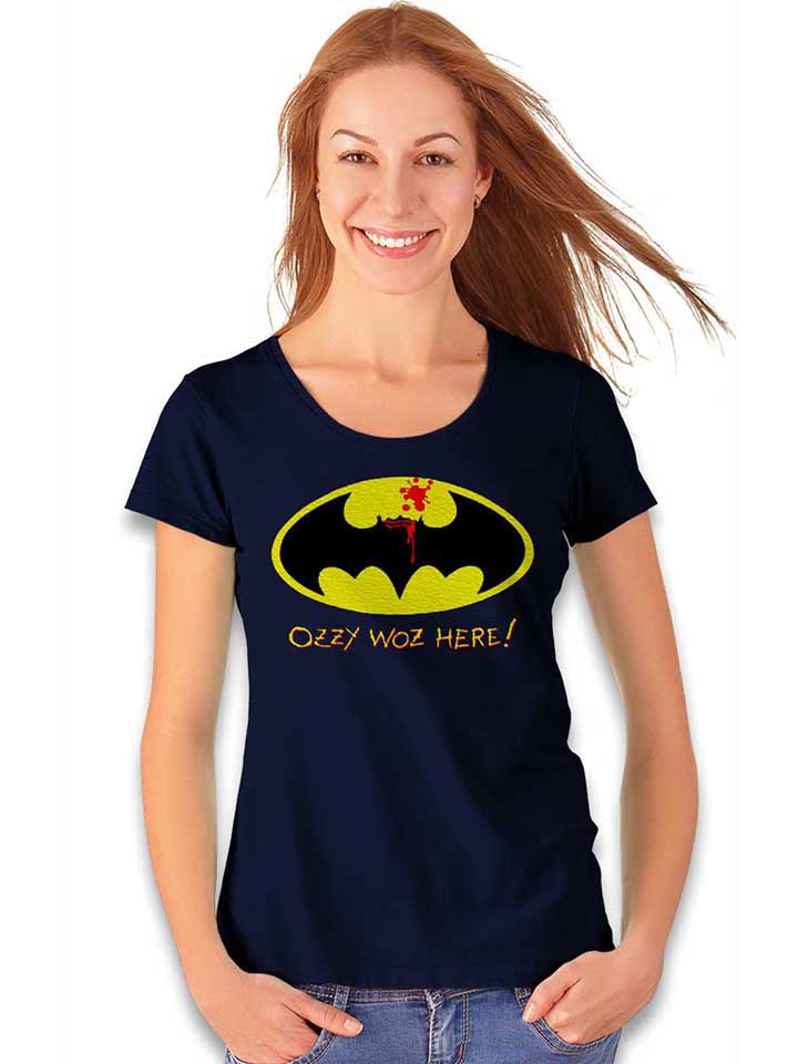 ozzy-woz-here-batman-damen-t-shirt dunkelblau 2