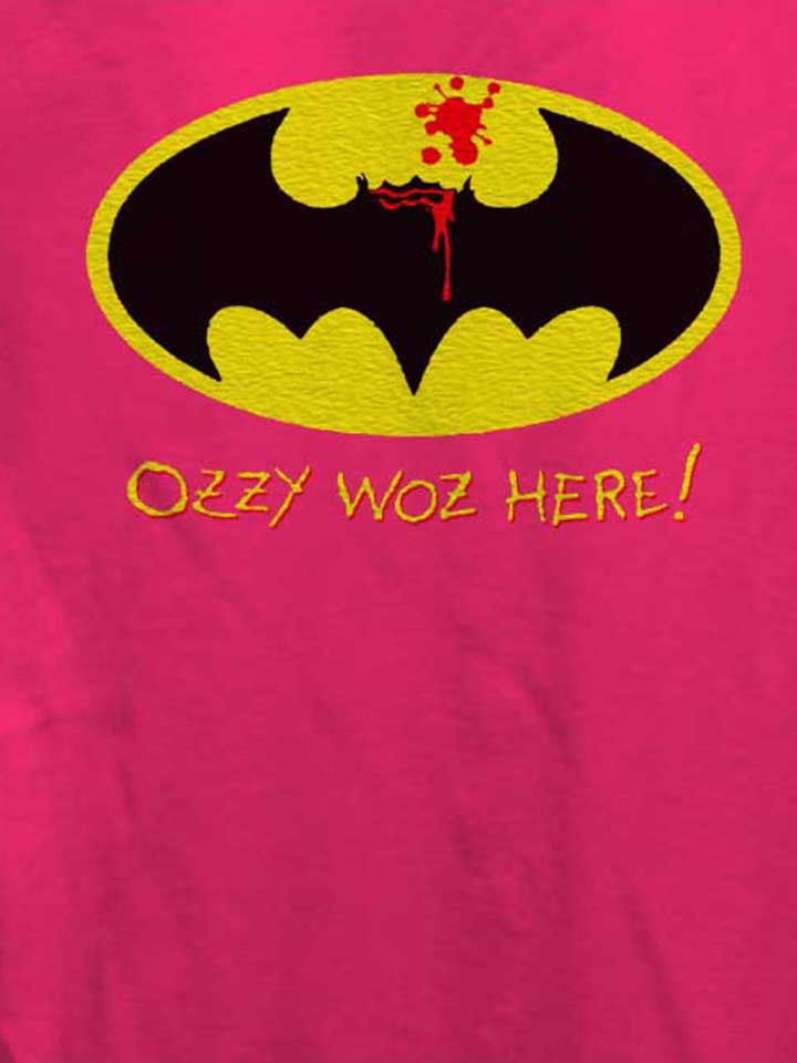 ozzy-woz-here-batman-damen-t-shirt fuchsia 4