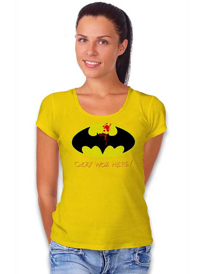 ozzy-woz-here-batman-damen-t-shirt gelb 2