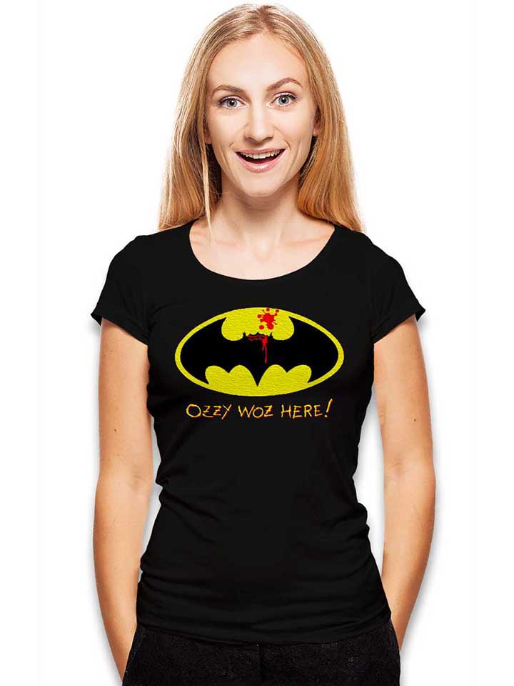 ozzy-woz-here-batman-damen-t-shirt schwarz 2