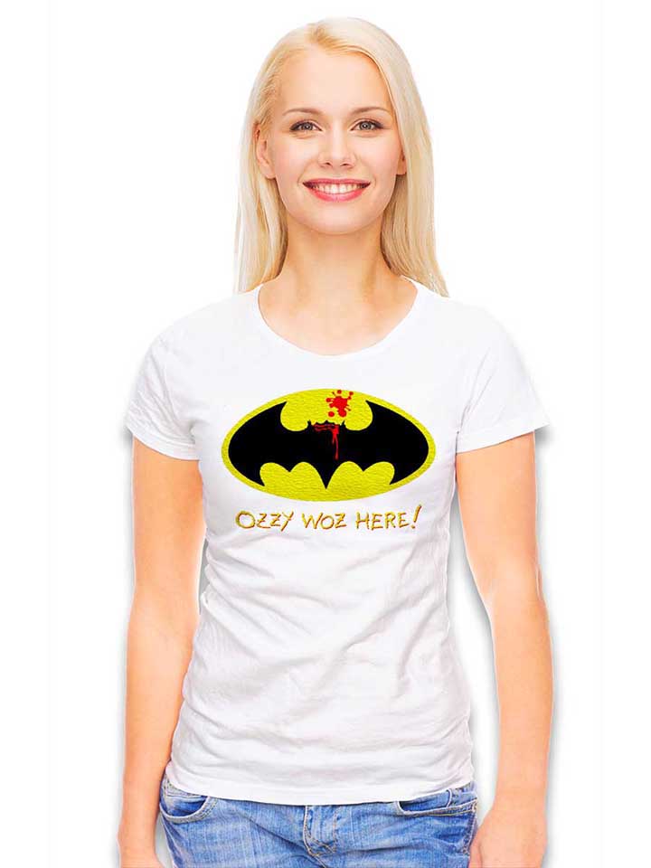ozzy-woz-here-batman-damen-t-shirt weiss 2