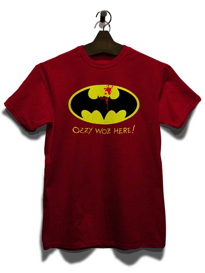ozzy-woz-here-batman-t-shirt bordeaux 3