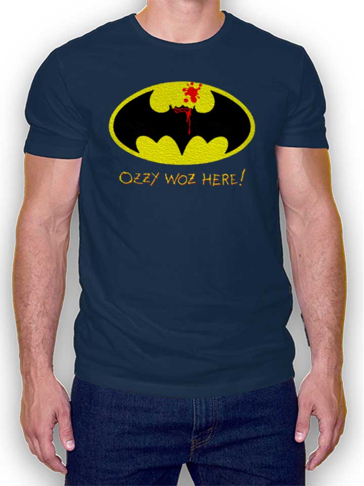 Ozzy Woz Here Batman T-Shirt navy L