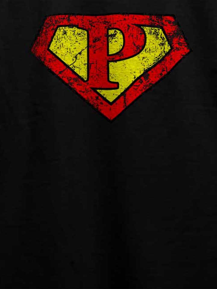 p-buchstabe-logo-vintage-t-shirt schwarz 4